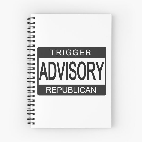Item preview, Trigger Advisory Republican - Anti Woke - Funny Conservative Stickers  designed and sold by WeAreRightStore.