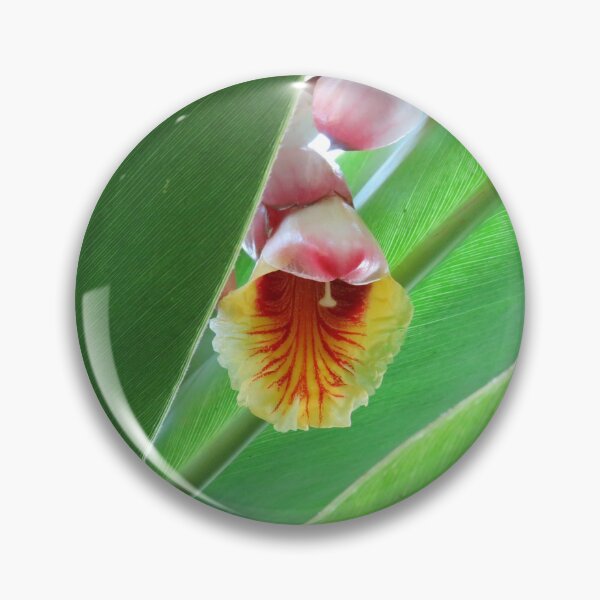 Item preview, Red and yellow ginger flower designed and sold by greentiger1.