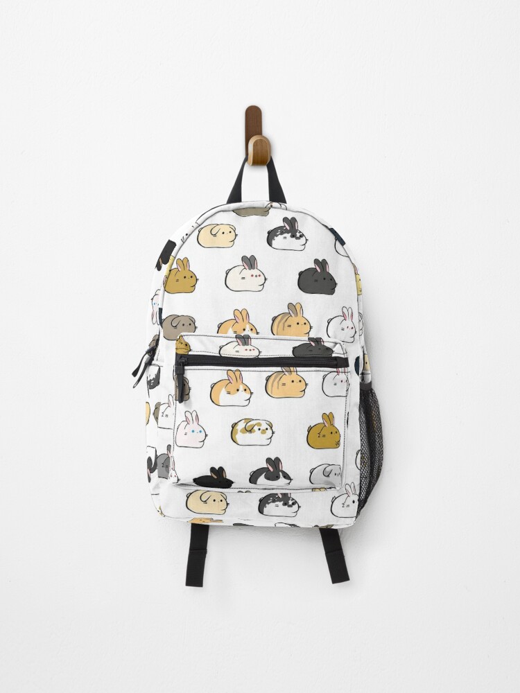 White Rabbit Backpack Japanese Kawaii Bunny Rabbits School Bag