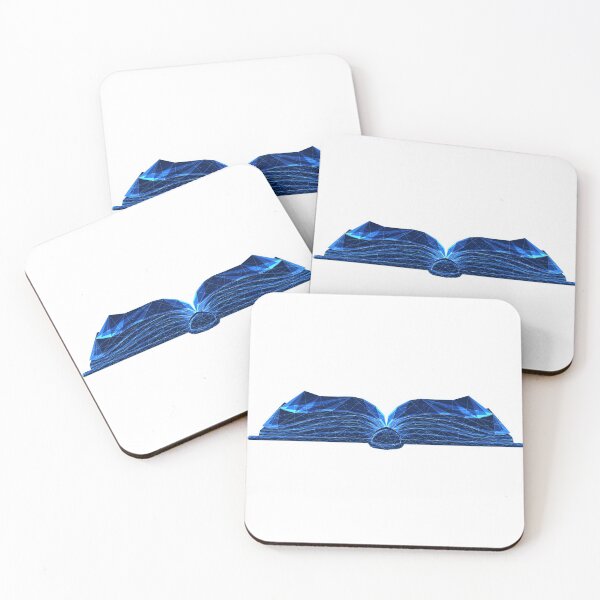 Item preview, Open Book Polygonal Blue designed and sold by tee4shirt.