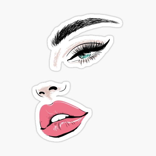 Eyelashes Stickers for Sale