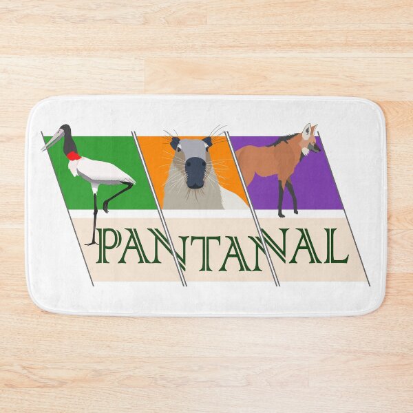 Item preview, Pantanal fauna - Tuiuiú - Capybara - Maned Wolf designed and sold by Groenendijk.