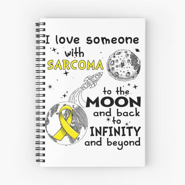 Item preview, I Love Someone With Sarcoma To The Moon And Back designed and sold by heppenp.