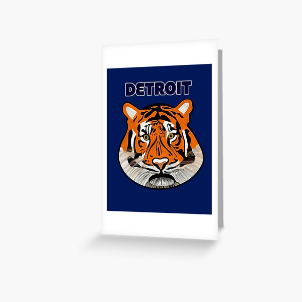 313 Detroit Tigers Colors | Greeting Card