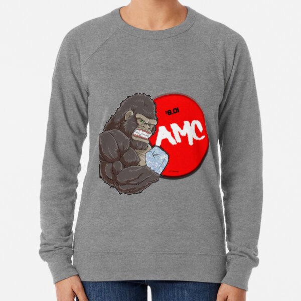 AMC Diamond Handed Ape 8.01 Lightweight Sweatshirt
