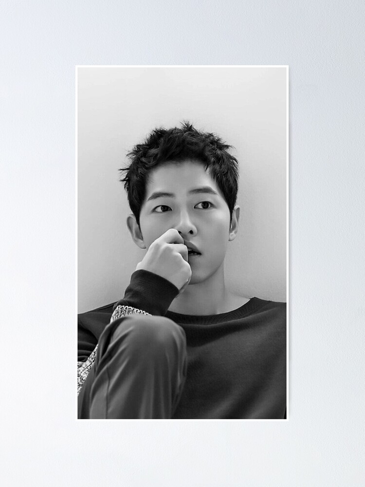 Song Joong Ki Gray Photoshoot Poster By K Artists Redbubble