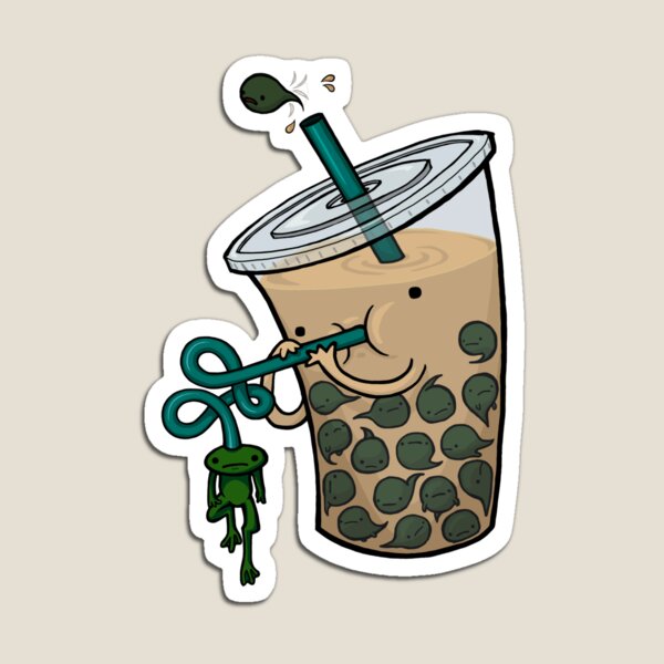 Boba Tea :: Carnivorous Foods Series Magnet