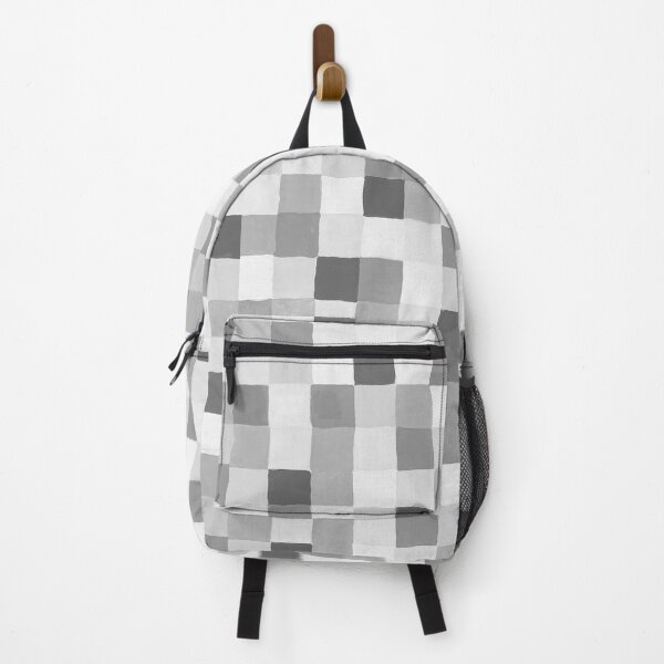 Item preview, Abstract square pattern checkered design grey on grey designed and sold by Marilena Strambu.