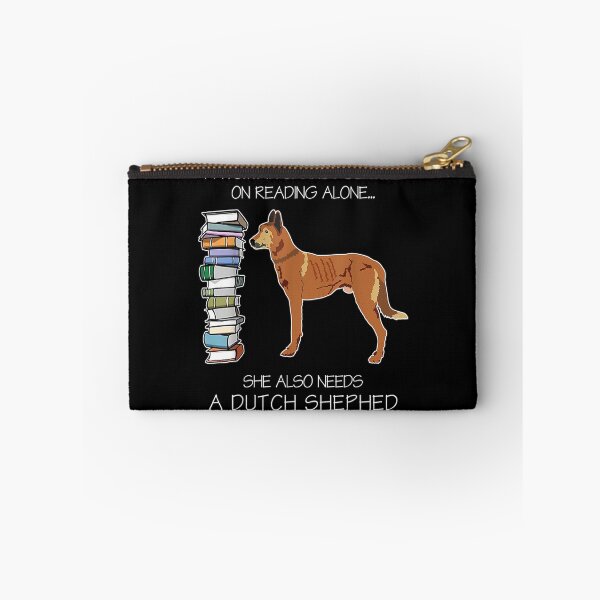 Item preview, A Woman Cannot Survive On Reading Alone Dutch Shepherd Dog  designed and sold by sariyahharry.