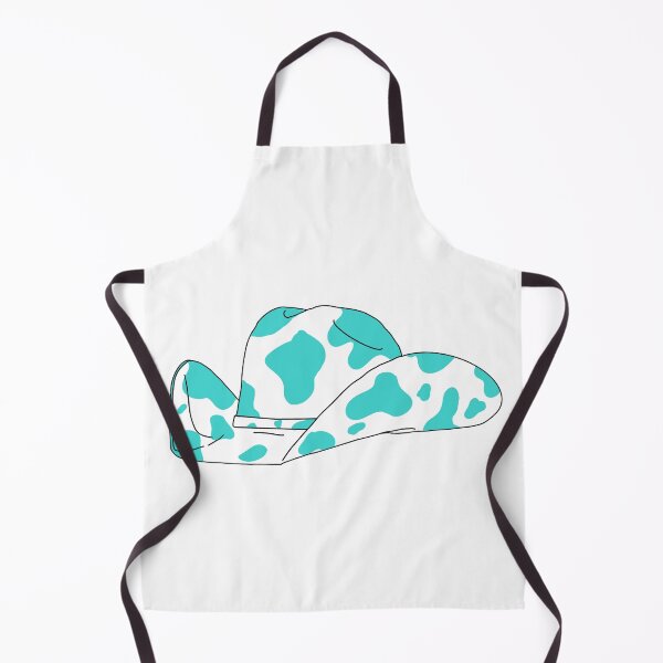 Item preview, Turquoise Cowprint Cowgirl Cowboy Hat designed and sold by ARS Design.