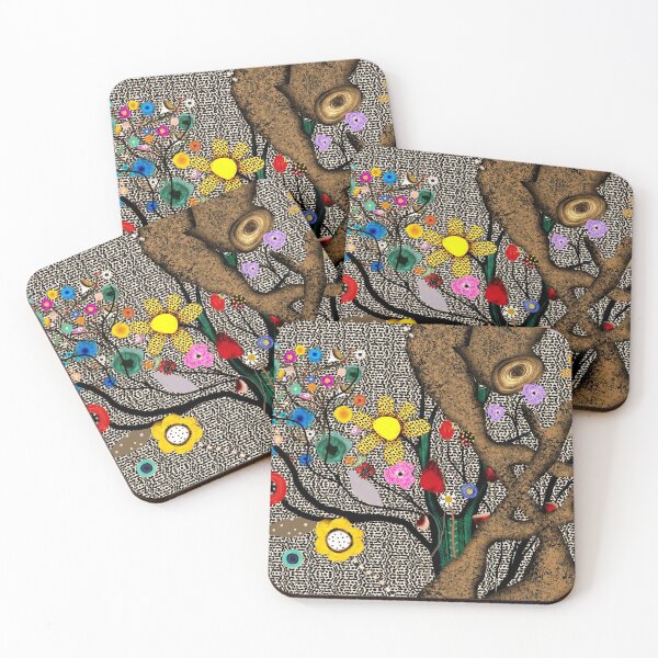 Item preview, Amazing wood phanter landscape tree rings blooming brown designed and sold by rupydetequila.