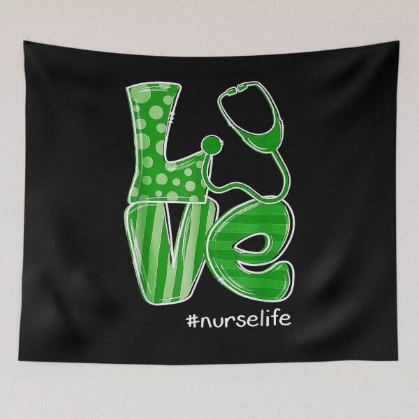 Item preview, Love Nurse Life Stethoscope Nursing Lovers St Patrick's Day  designed and sold by sariyahharry.