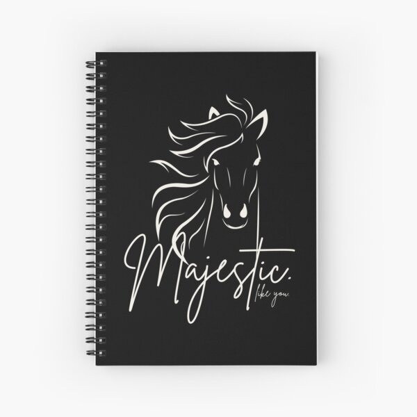 Item preview, Classic Black & White "Majestic ... like you" Horse  designed and sold by Dream Big! by E. H..