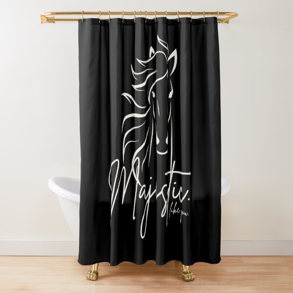 Item preview, Classic Black & White "Majestic ... like you" Horse  designed and sold by Dream Big! by E. H..