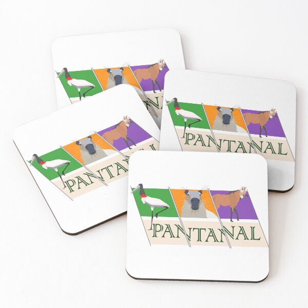 Item preview, Pantanal fauna - Tuiuiú - Capybara - Maned Wolf designed and sold by Groenendijk.