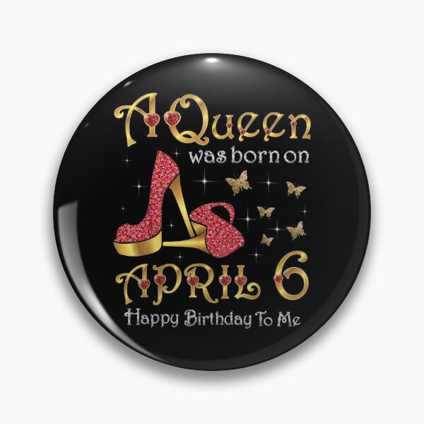 Item preview, A Queen Was Born On April 6 6th April Birthday  designed and sold by sariyahharry.