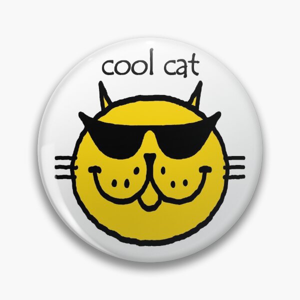 Item preview, cool cat designed and sold by RawSunArt.