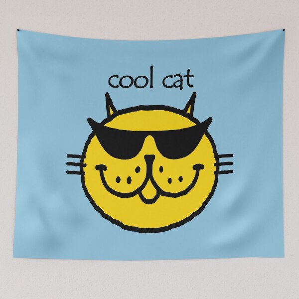 Item preview, cool cat designed and sold by RawSunArt.