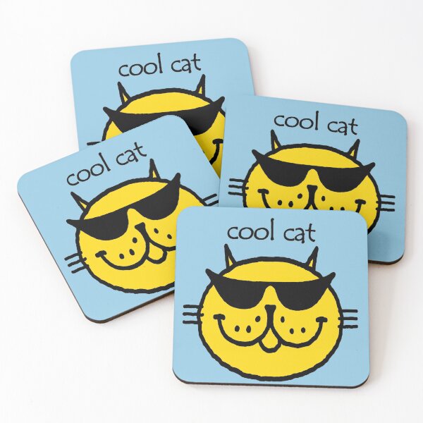 Item preview, cool cat designed and sold by RawSunArt.