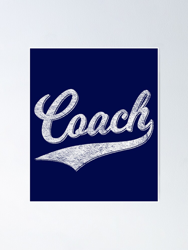 COACH SCRIPT CURSIVE TEXT (WHITE)