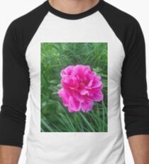 peony Men's Baseball ¾ T-Shirt