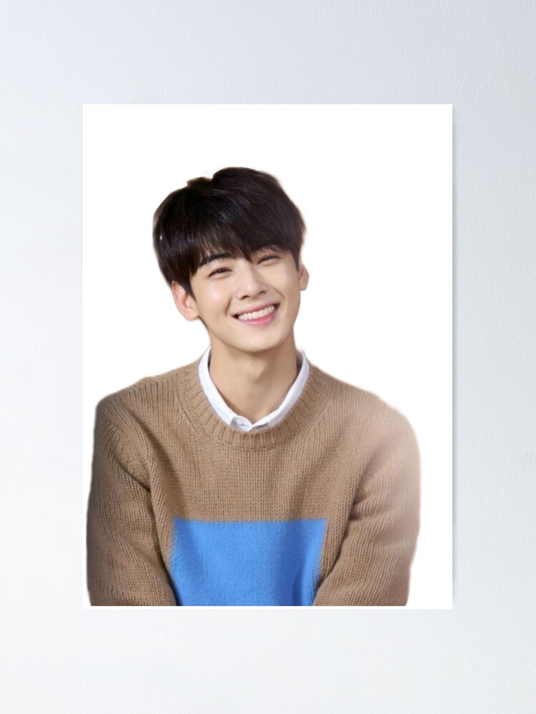 Korea Cha Eun Woo POSTER Wall Pictures For Living Room Fall Decor