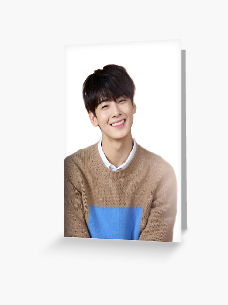 Cha eun woo astro Greeting Card for Sale by Divya21