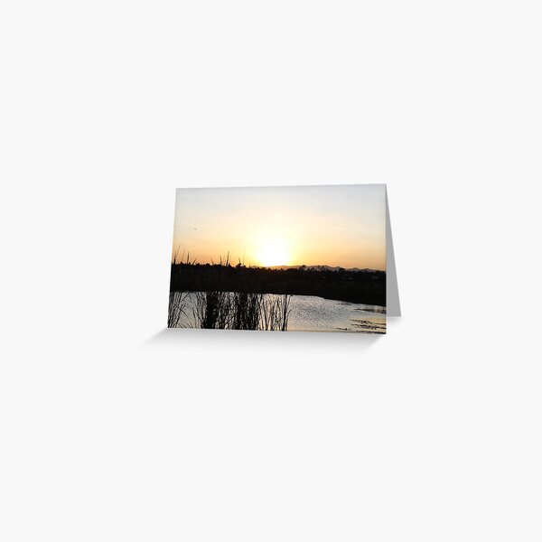 The Sunset Lake Collection Greeting Card