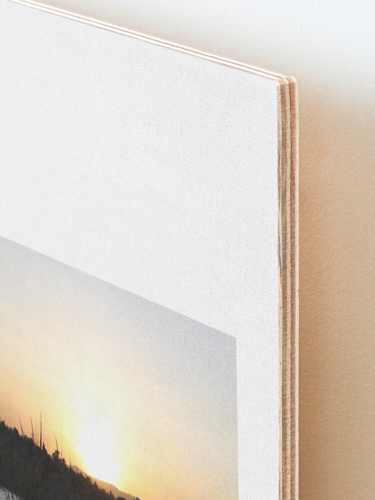 Alternate view of The Sunset Lake Collection Mounted Print