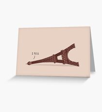 I Fell Greeting Card