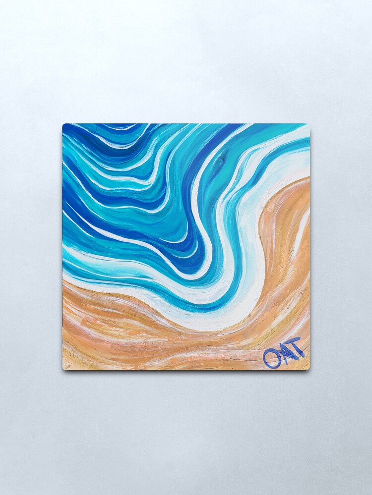 Alternate view of Healing Wave Metal Print