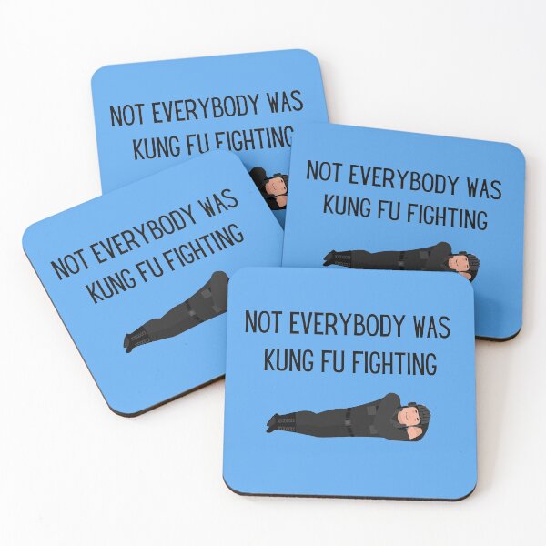 Item preview, Not Everybody Was Kung Fu Fighting designed and sold by SilkenDove.