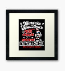 Captain Spaulding Fried Chicken & Gasoline Framed Print