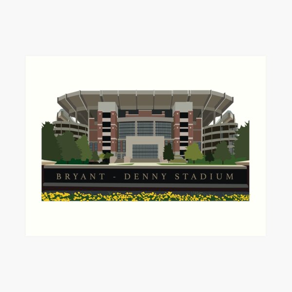 Bryant Denny Stadium Art Prints | Redbubble
