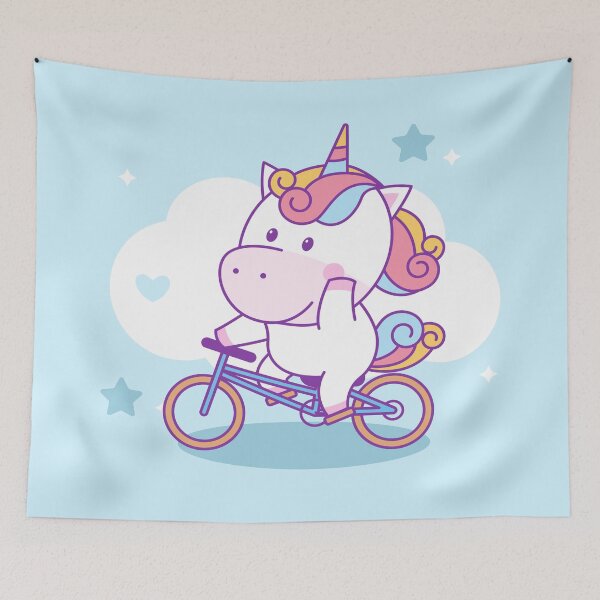 Item preview, Unicorn Riding Bicycle designed and sold by YueHeng Creates ⭐⭐⭐⭐⭐.
