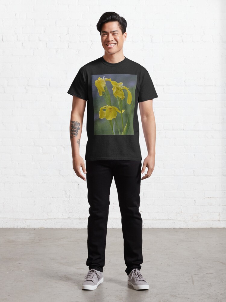 Alternate view of Yellow Flag Iris - Donegal Classic T-Shirt