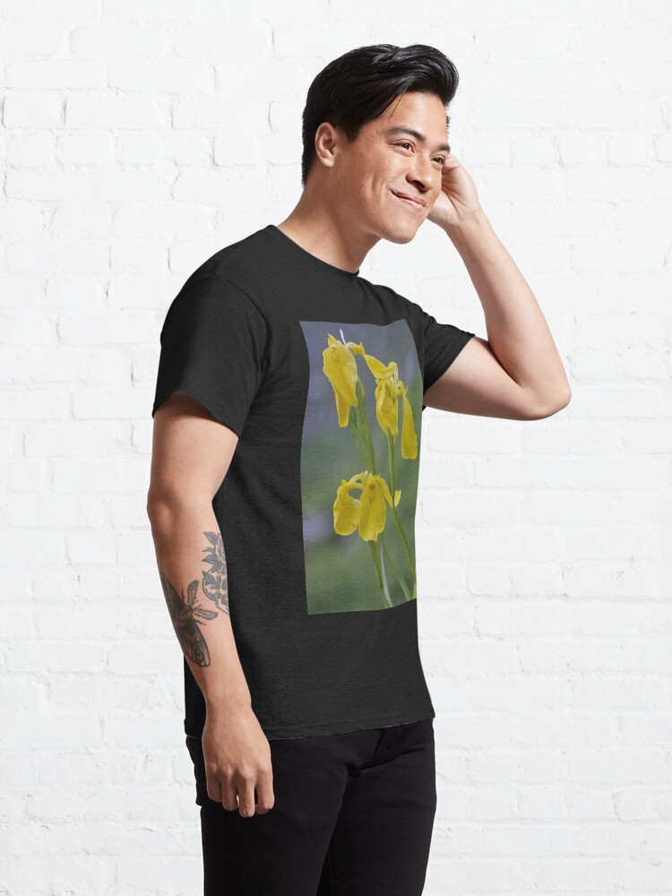 Alternate view of Yellow Flag Iris - Donegal Classic T-Shirt