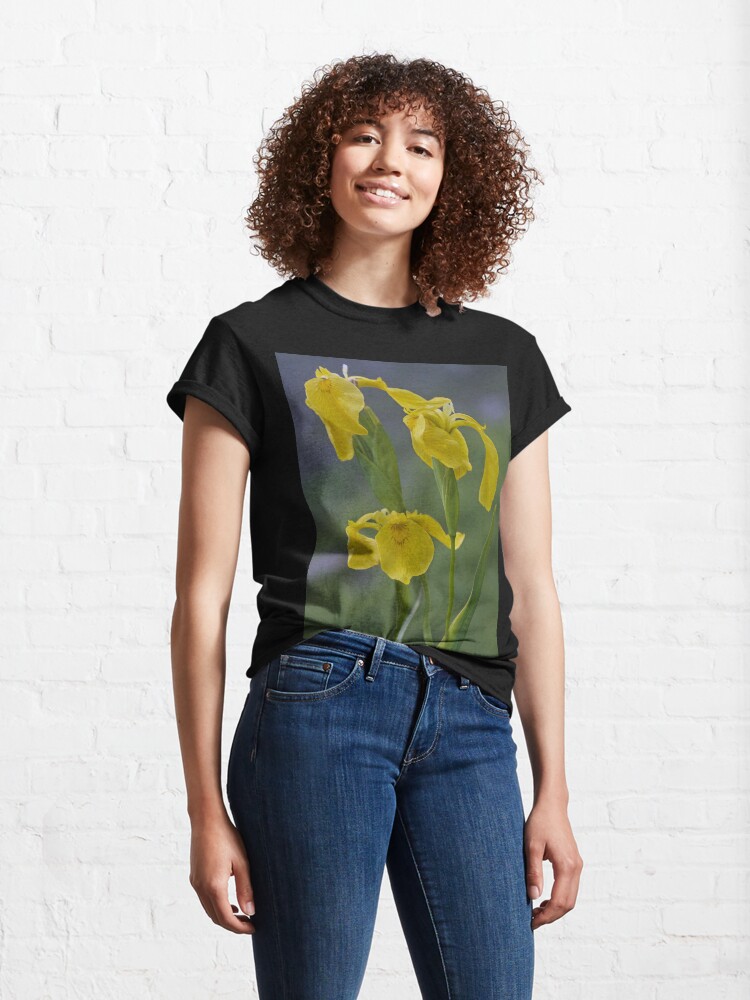 Alternate view of Yellow Flag Iris - Donegal Classic T-Shirt