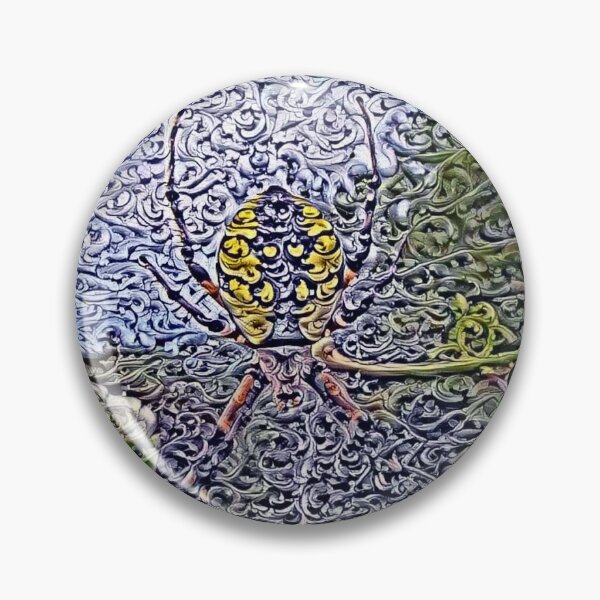 Item preview, 040821dd3 arabesque orb weaver spider 083116 designed and sold by Campbell Gallery.
