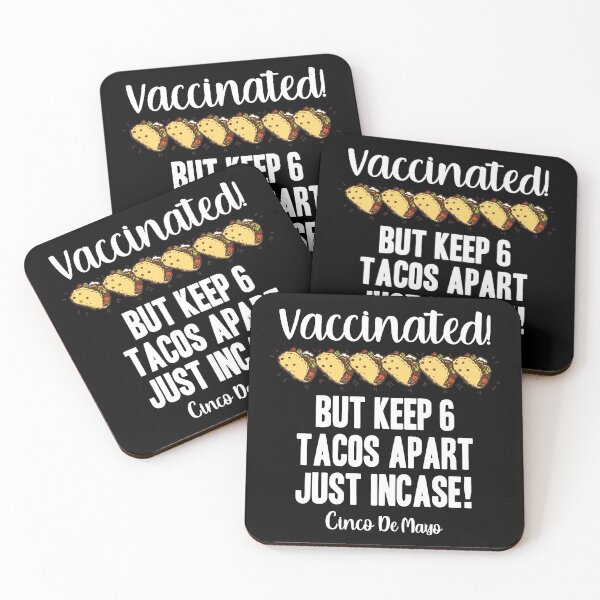 Item preview,  Vaccinated Cinco De Mayo 2021 taco Funny Pun designed and sold by RainbowPandas.