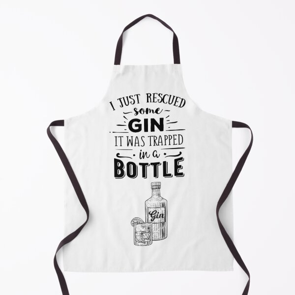 Item preview, I Just Rescued Some Gin It Was Trapped in A Bottle designed and sold by CreativeEmpires.