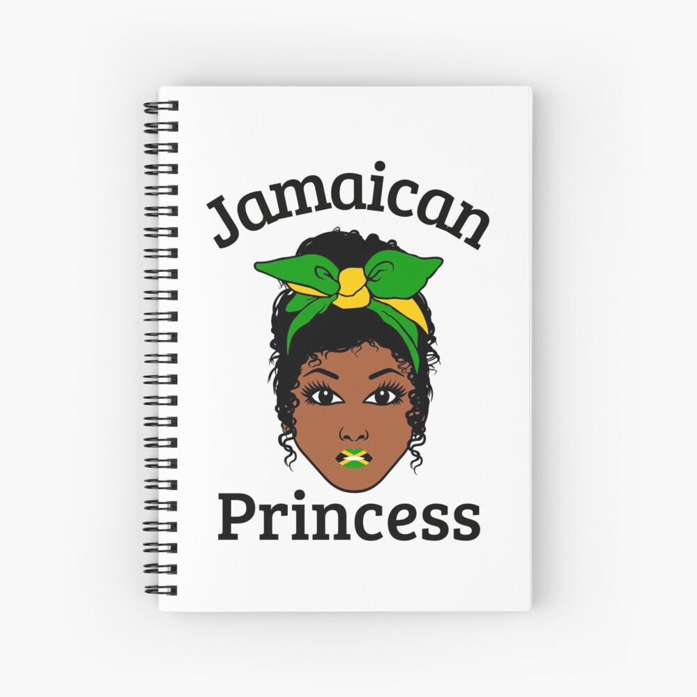 Jamaican Princess in Jamaica Flag Colors for Jamaican Teens and Girls Art Print