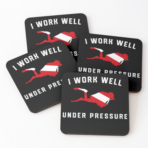 Item preview, Work Under Pressure Funny Scuba Diver designed and sold by Nostraw.