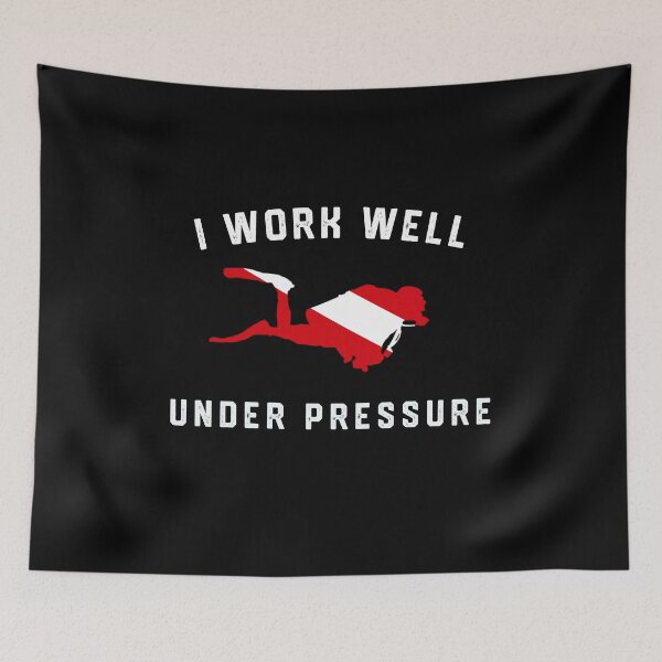 Item preview, Work Under Pressure Funny Scuba Diver designed and sold by Nostraw.