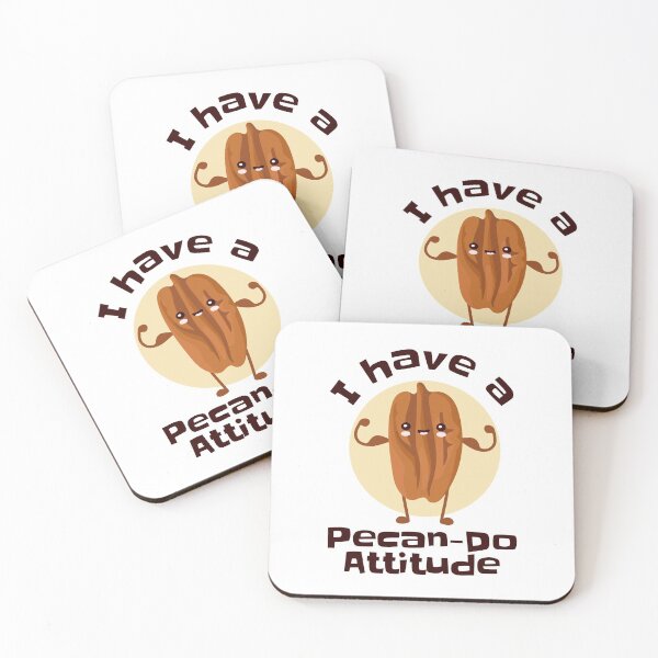 Item preview, Pecan Nut Can Do Anything Attitude Positivity Pun designed and sold by Maria Garcia.