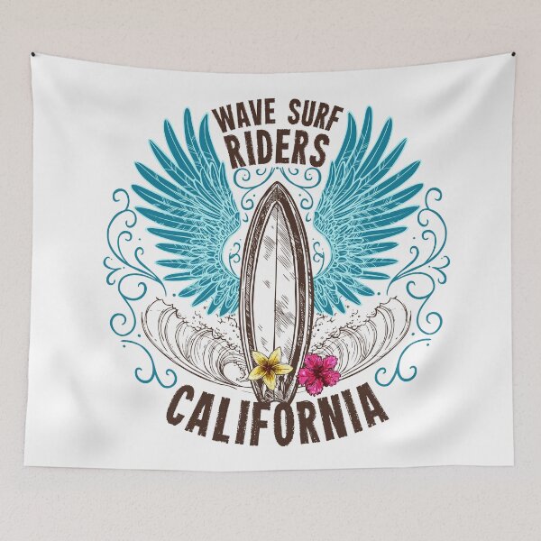 Item preview, California Surf Wave Riders designed and sold by SportsT-Shirts.