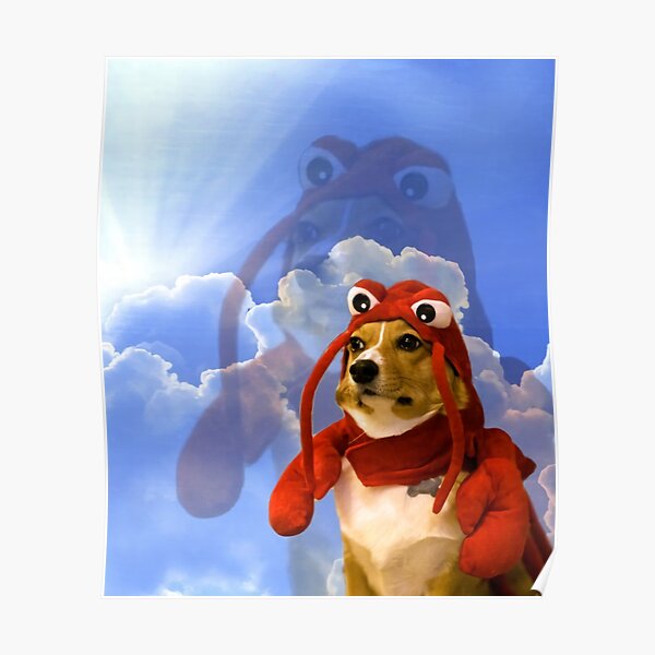 Lobster Corgi Poster