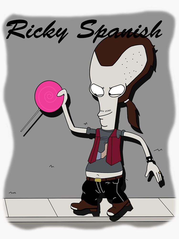 Ricky Spanish Sticker For Sale By Galumpafoot Redbubble