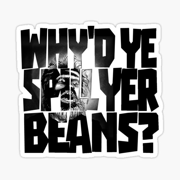 Lighthouse - Spill Yer Beans Sticker