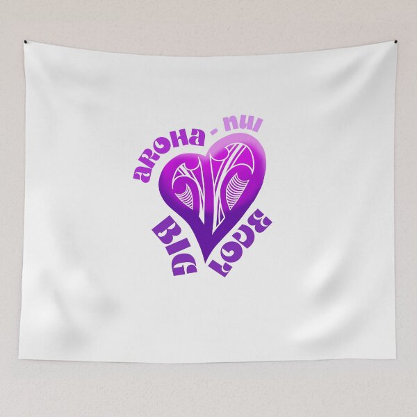 Item preview, AROHA-NUI - Big LOVE (SJB Designs) designed and sold by Soybean-Turu.